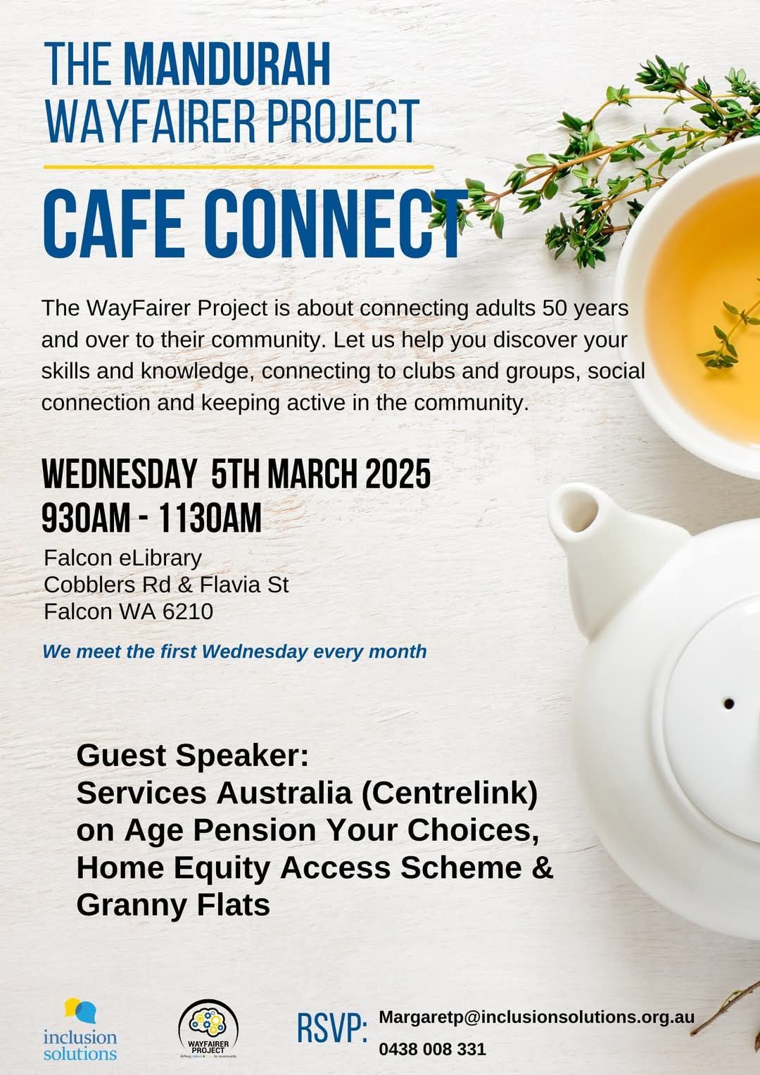 Mandurah Wayfairers Cafe Connect 