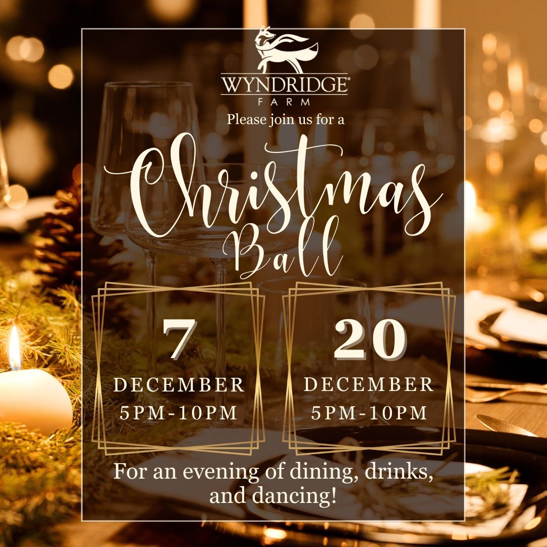 Annual Christmas Ball ~ December 20th