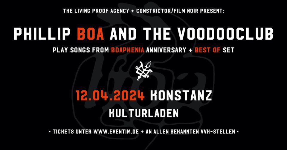 Phillip Boa & The Voodooclub \u2022 Konstanz (ausverkauft)