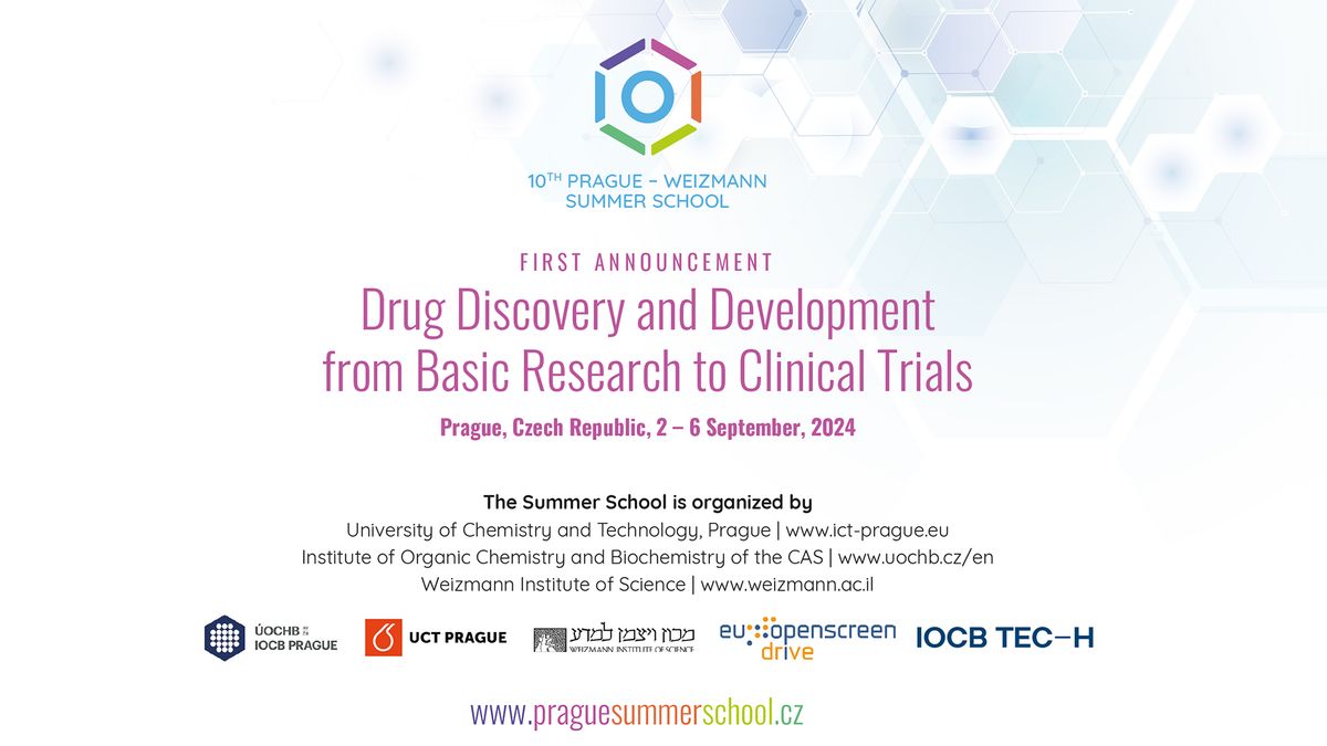 10th Prague\u2013Weizmann Summer School on drug discovery and development
