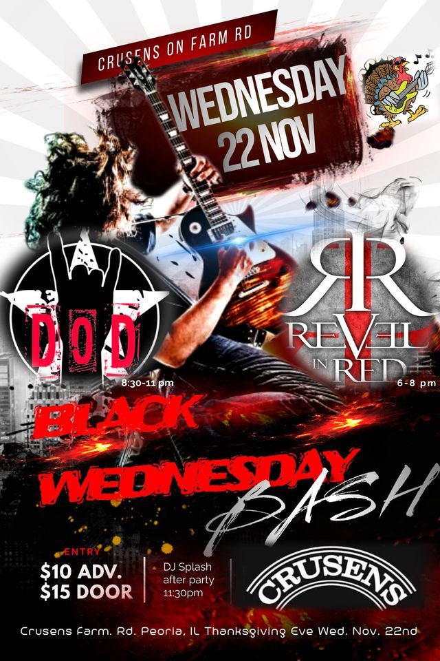 Decade Of Decadence Revel In Red Black Wednesday BASH Crusens Farm