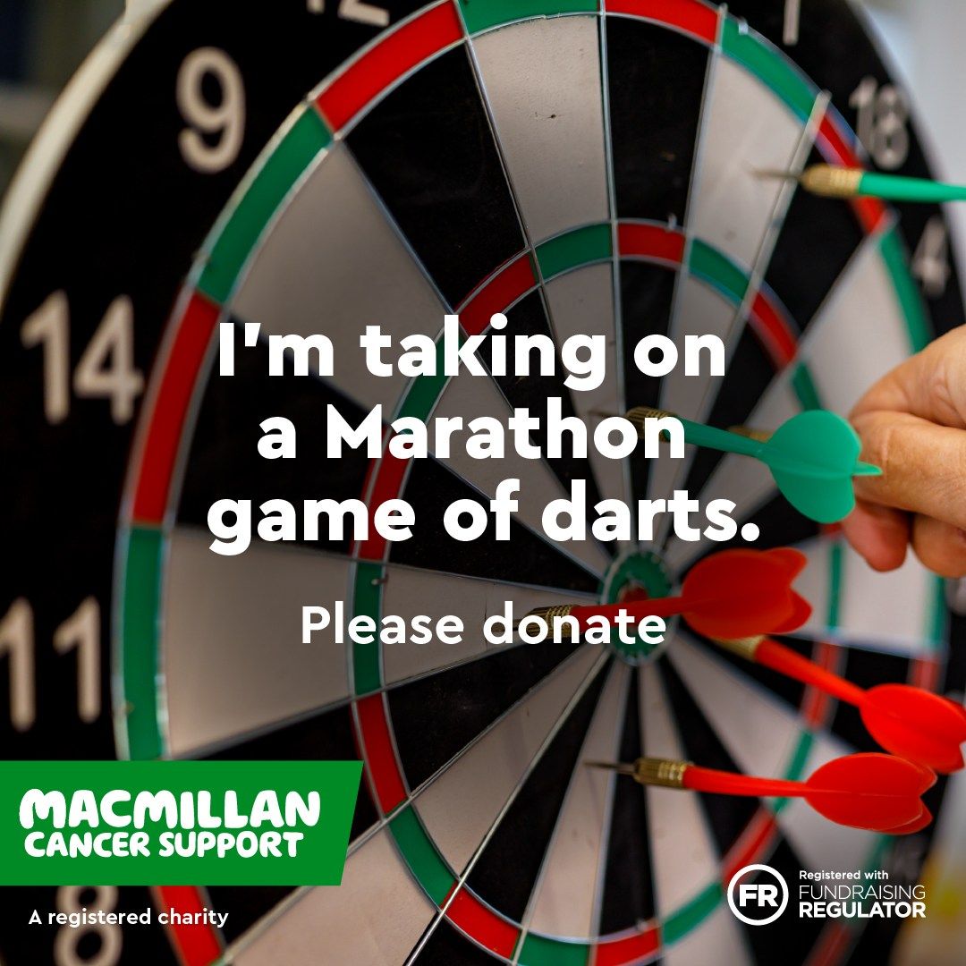 Macmillan Darts Marathon