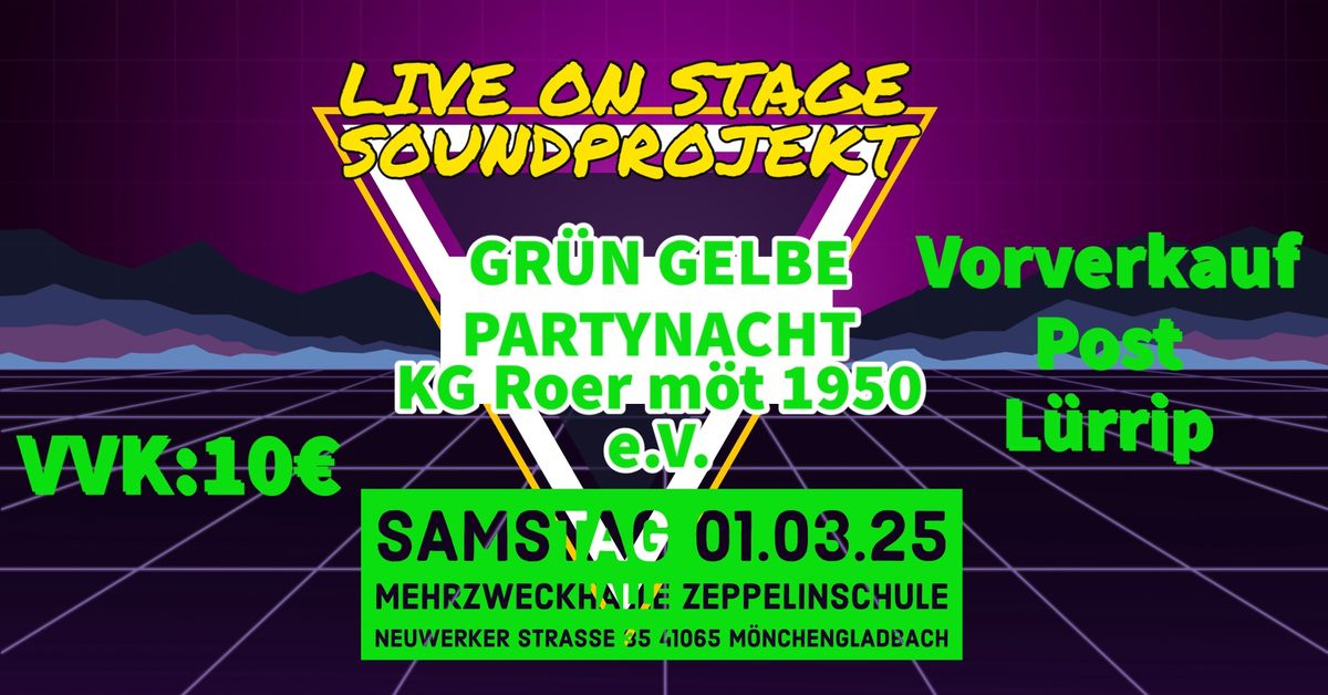 GR\u00dcN GELBE PARTYNACHT 