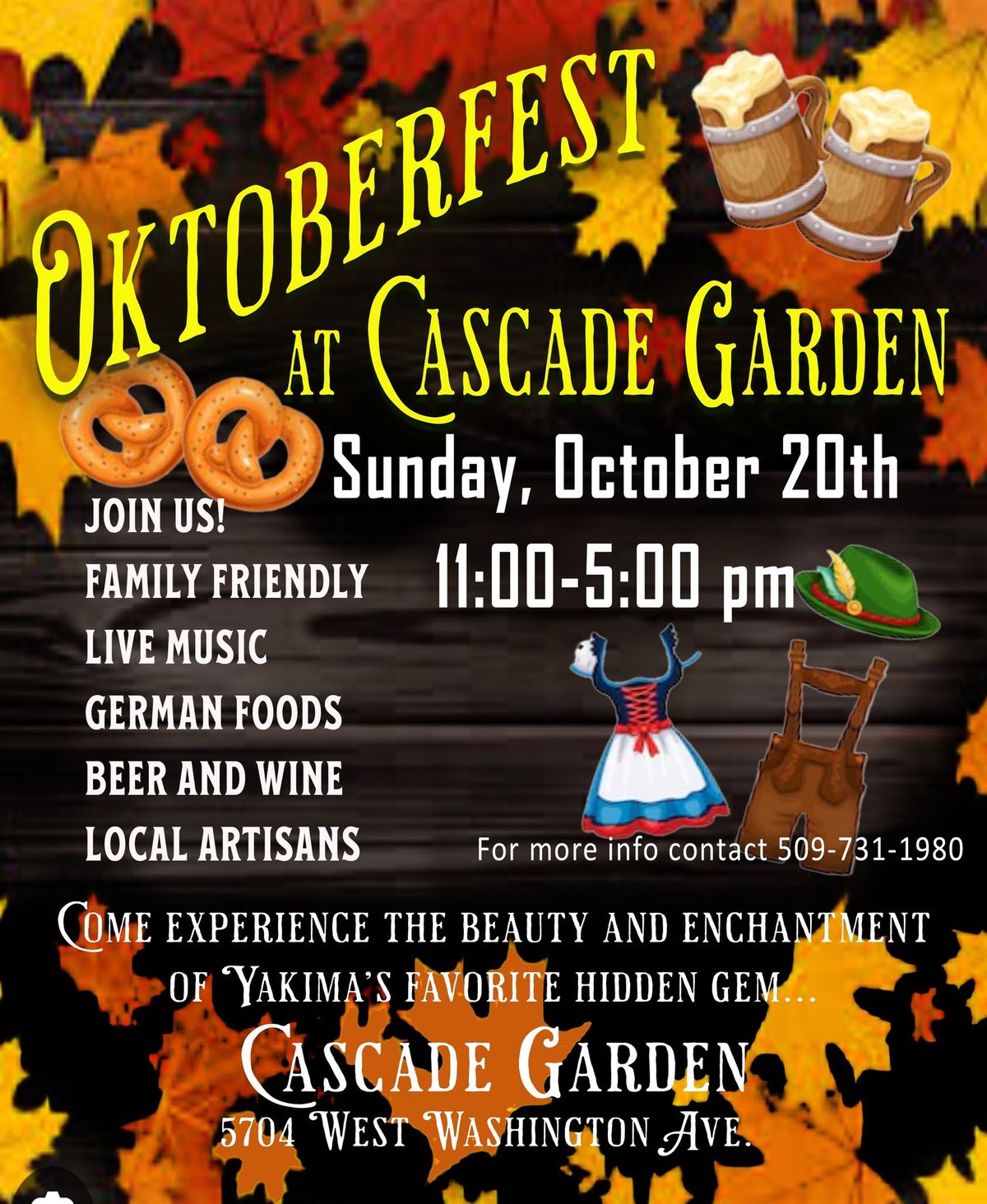 Oktoberfest at Cascade Garden