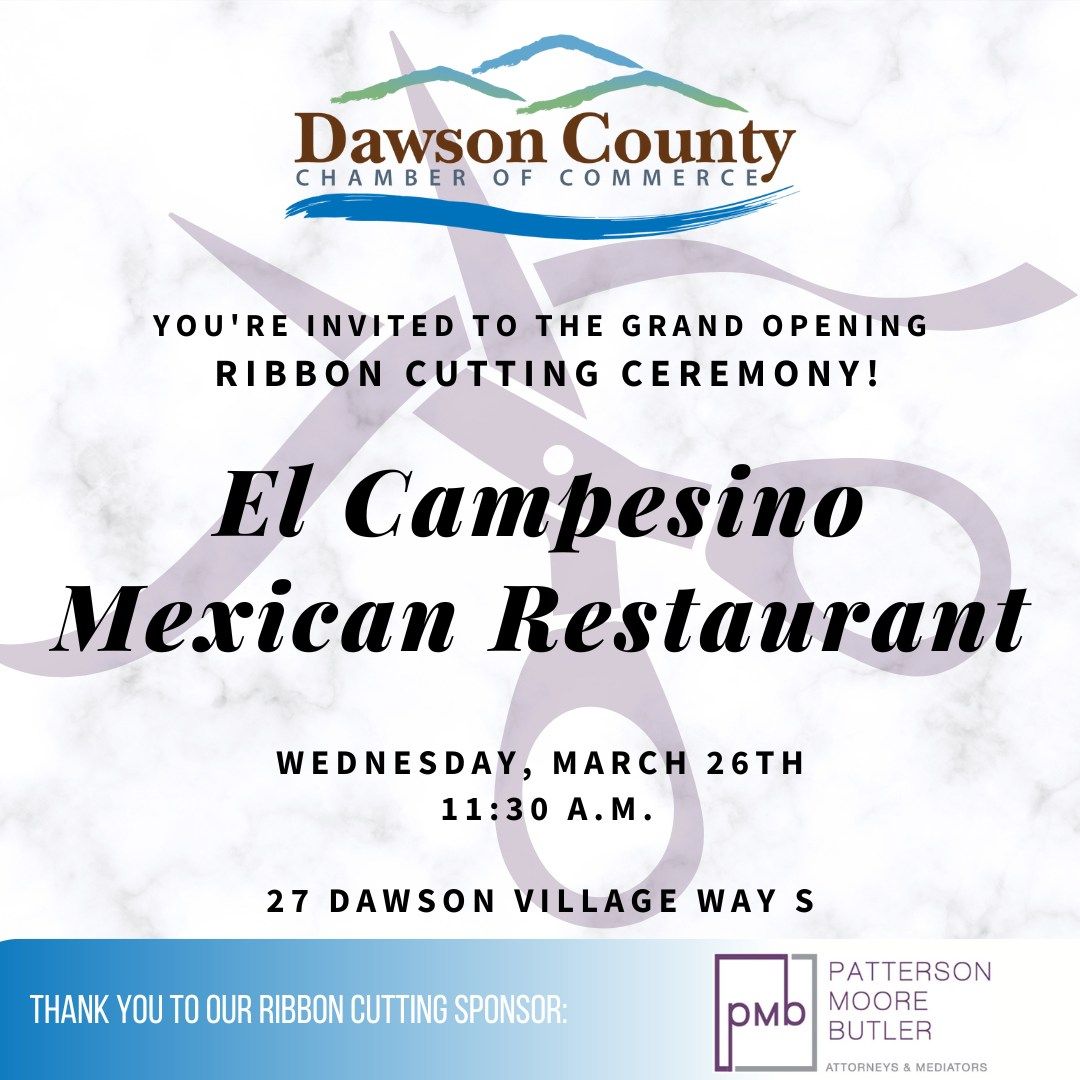 Ribbon Cutting with El Campesino Mexican Restaurant