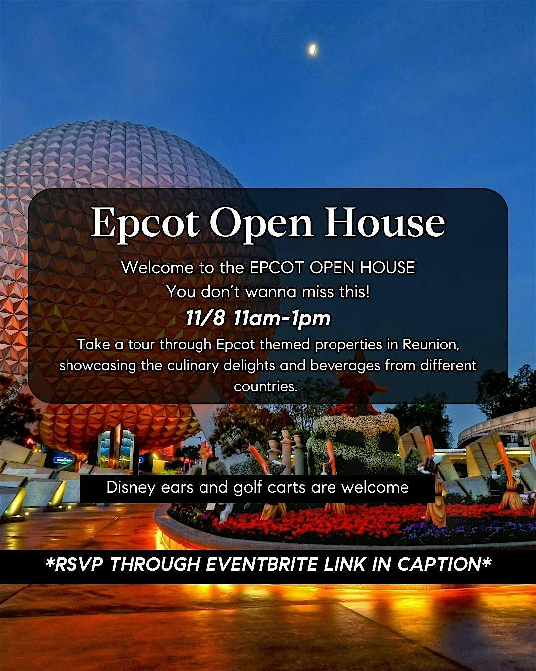 Epcot Open House
