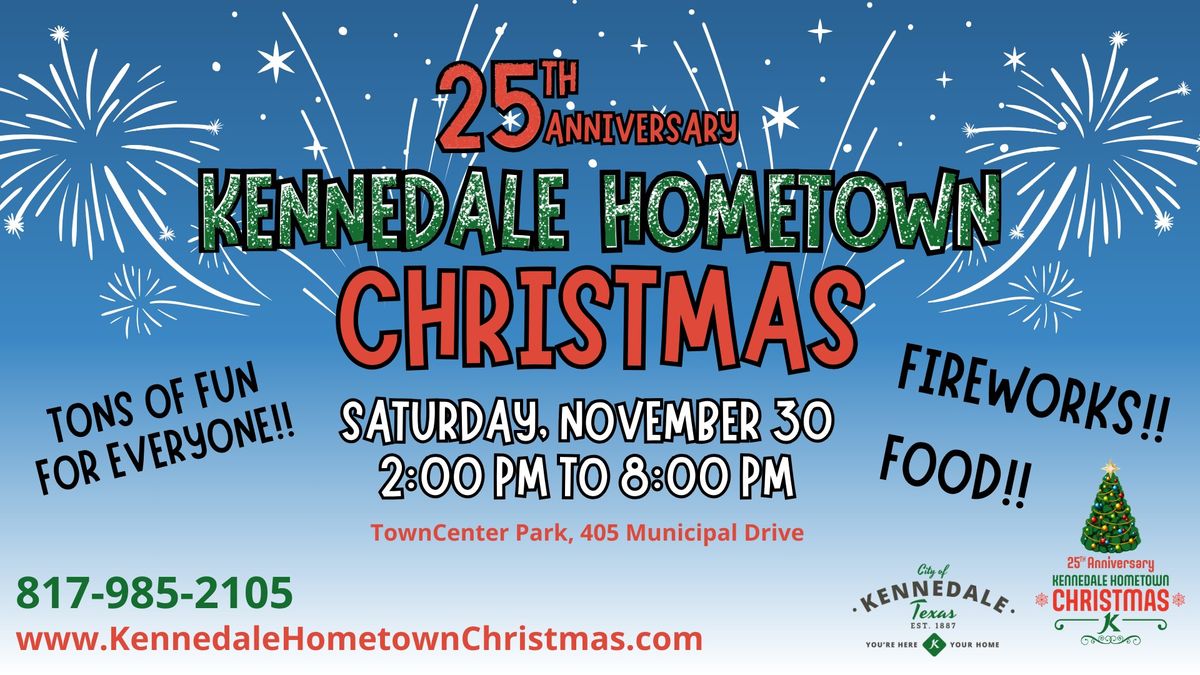 Kennedale Hometown Christmas 25th Anniversary Tree Lighting Ceremony