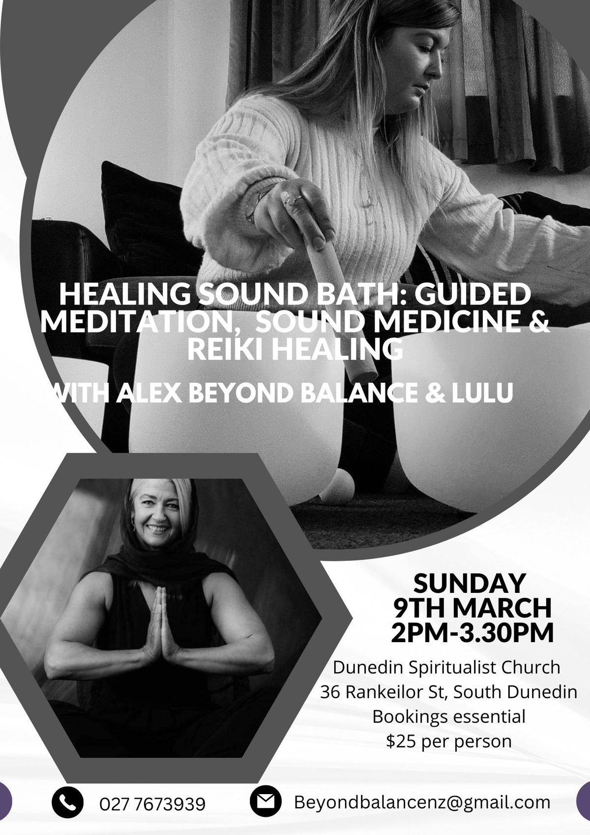 Healing Sound Bath: Guided Meditation,  Sound Medicine & Reiki Healing\n