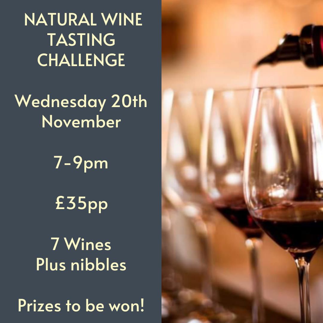 Natural Wine Tasting Event at The Bottle Bank - Wednesday 20th November 2024