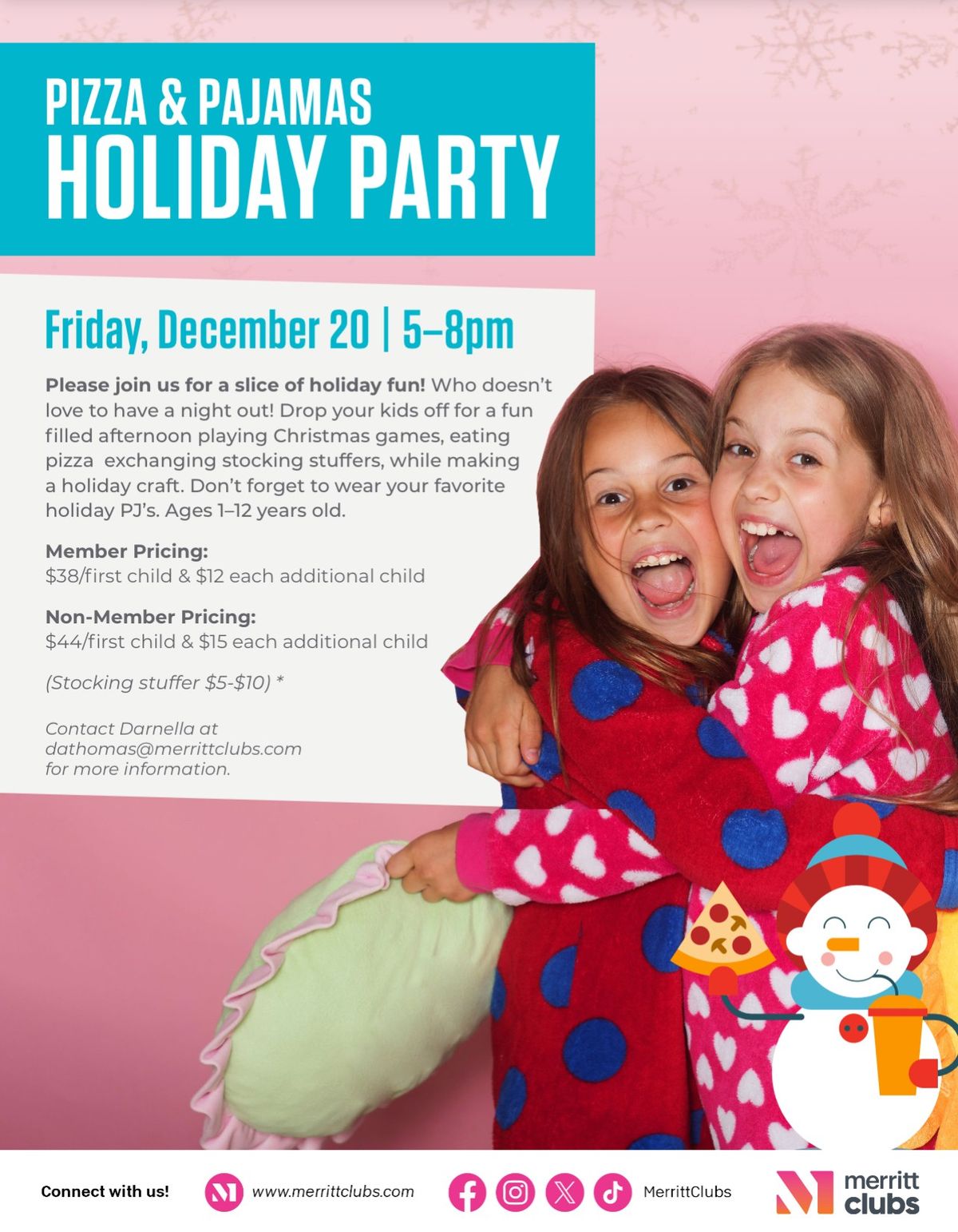 Parent's Night Out: Pizza and PJs Holiday Party