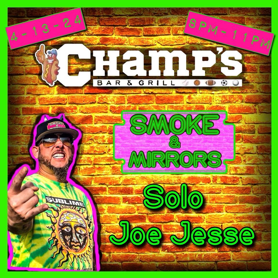 (Solo) Joe Jesse rocking Champs Bar and Grill