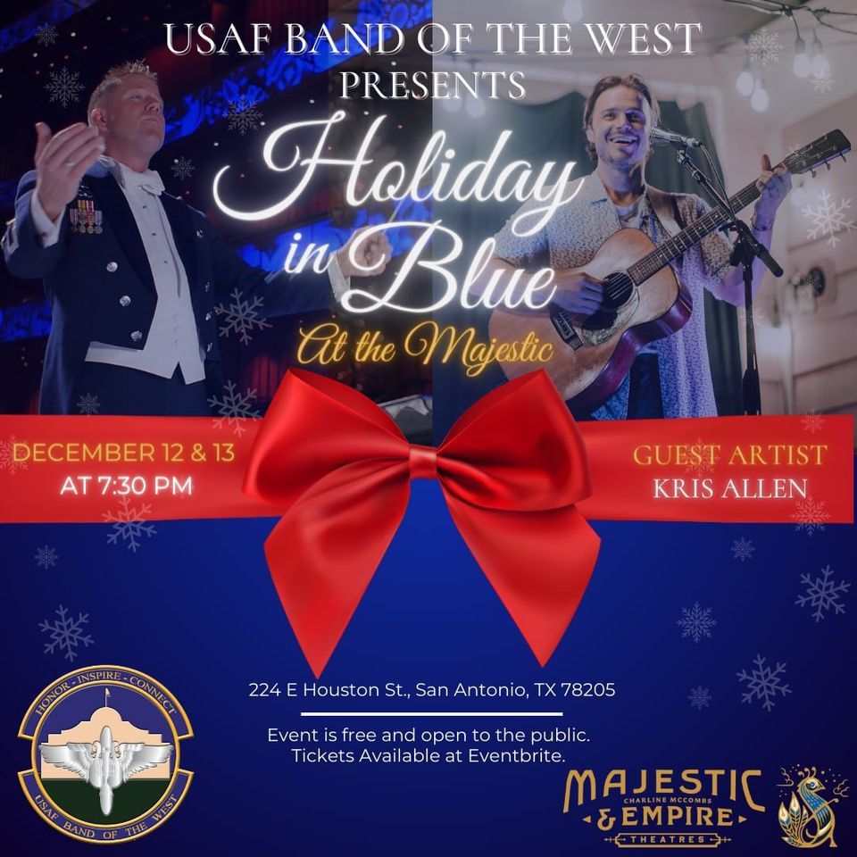 USAF Band of the West presents \u201cHoliday in Blue\u201d feat. Kris Allen
