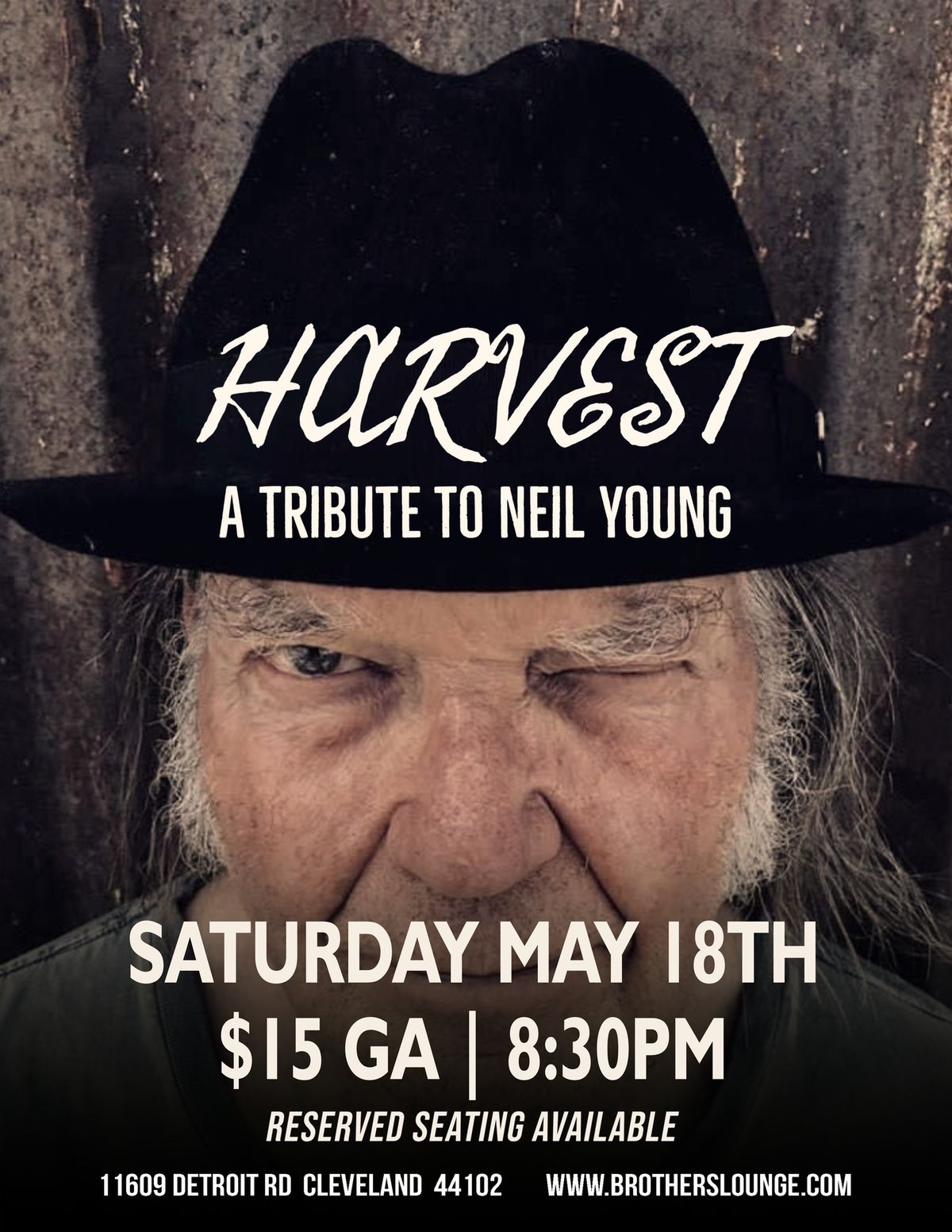 Harvest at Brothers Lounge - Saturday May 18 8:30pm