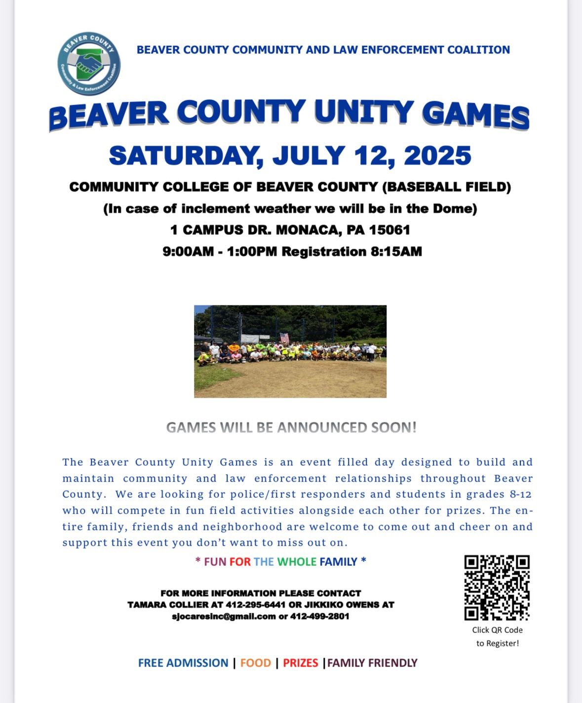 Annual Beaver County Unity Games