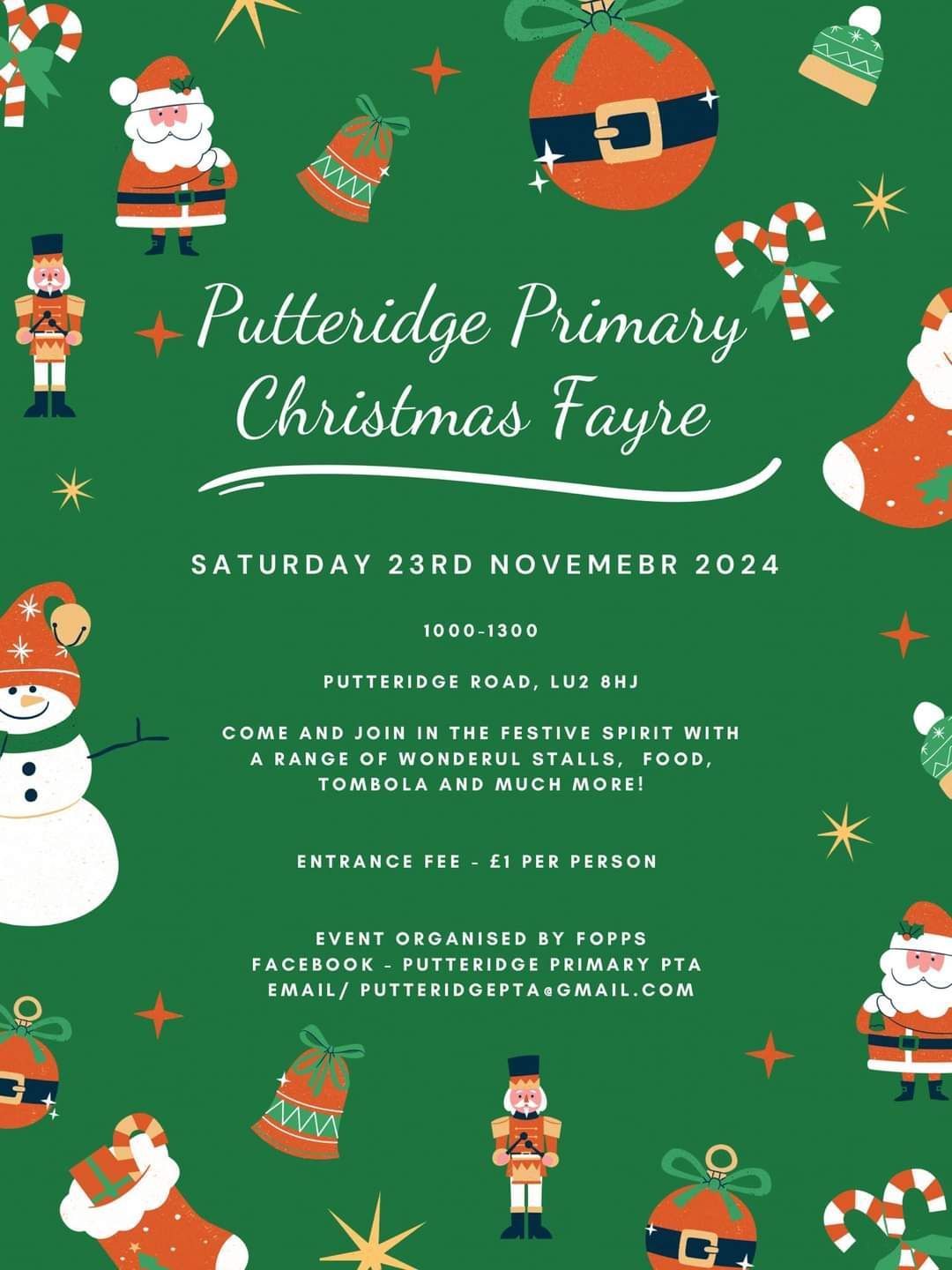 Putteridge Primary School Christmas Fayre 