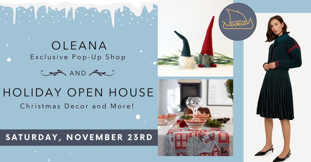 Oleana Pop Up + Holiday Open House