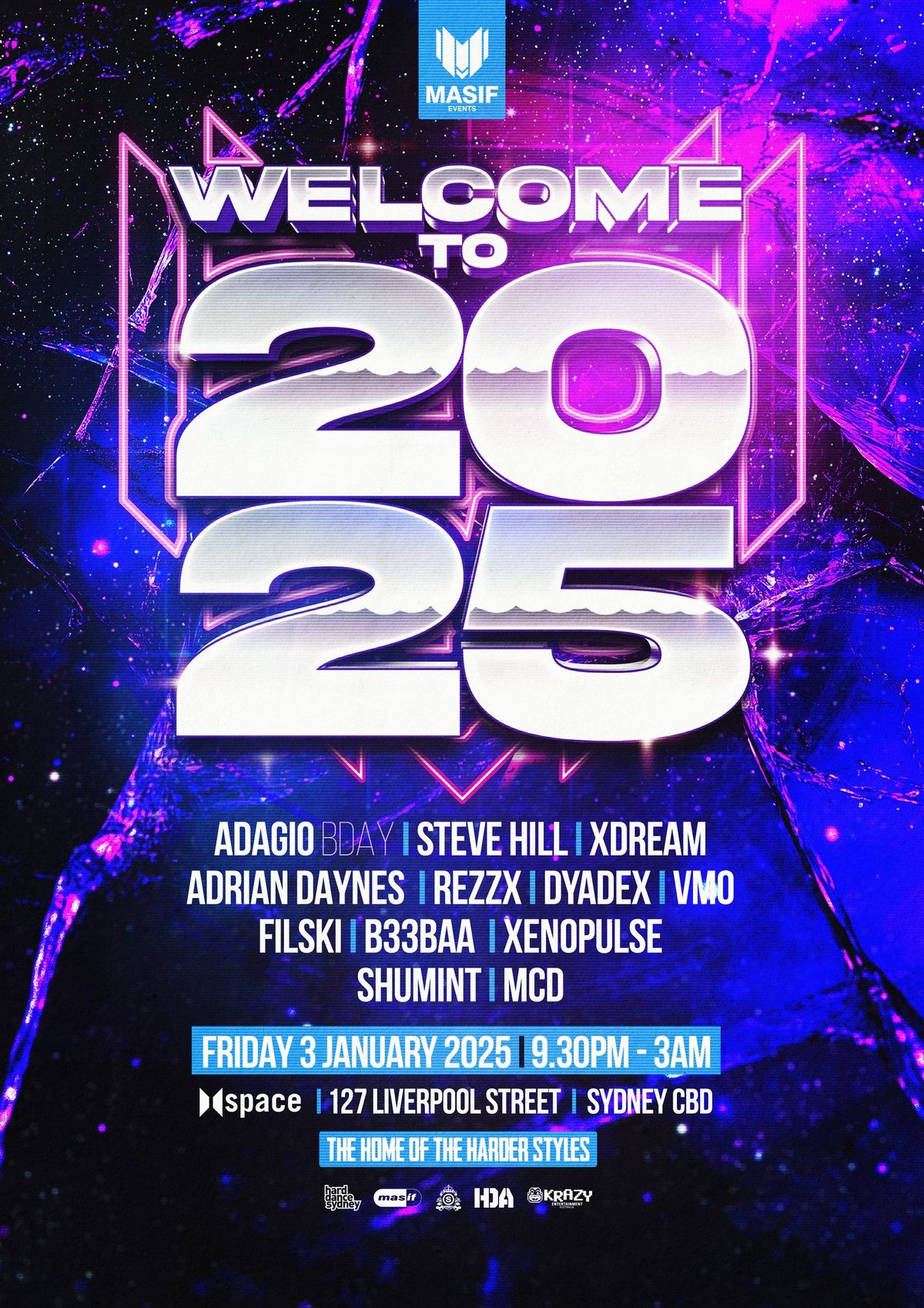 Masif presents Welcome To 2025 @ Space! [03.01.2024]