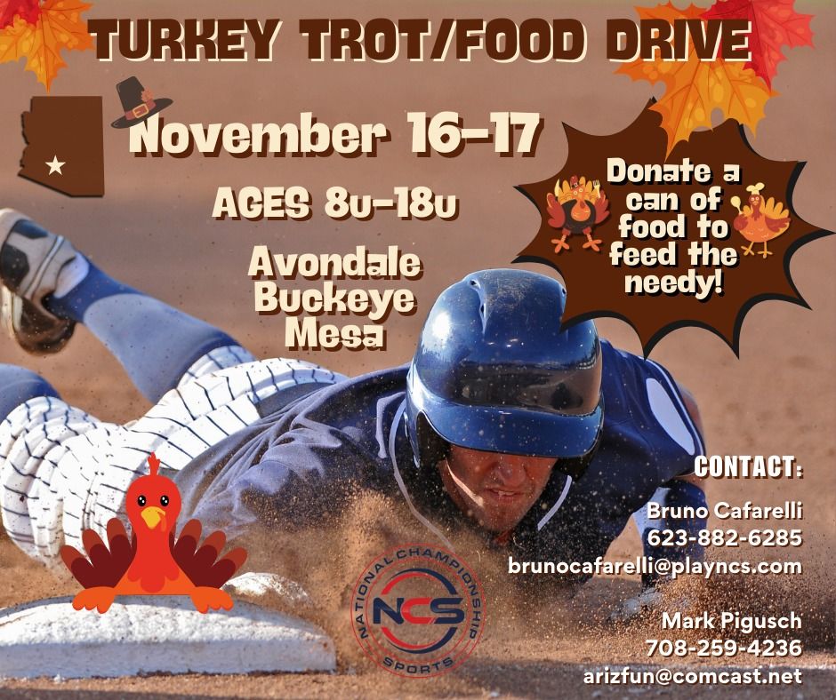 NCS Turkey Trot Food Drive - Baseball Tournament