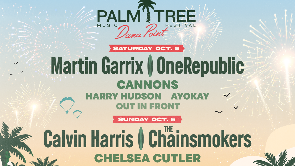 Palm Tree Music Festival - Sunday with Calvin Harris, The Chainsmokers and more!