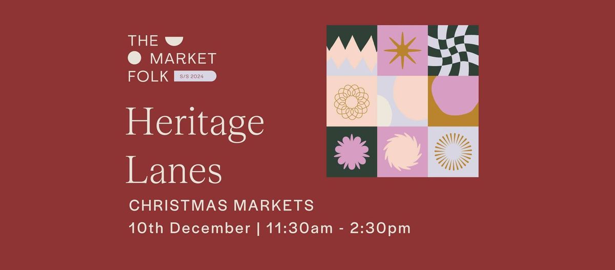 Heritage Lanes Christmas Pop-Up Market