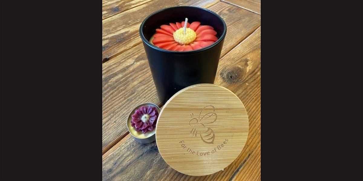 Honeybee 101 - Beeswax Creations: Flower Container Candle