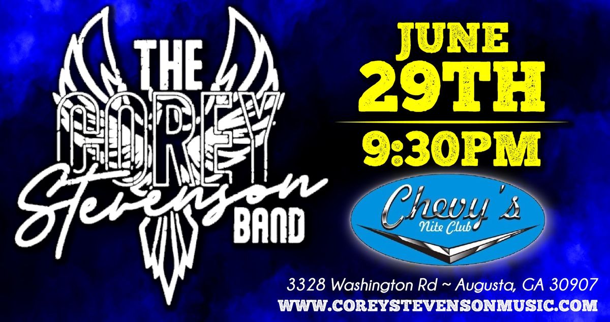 Corey Stevenson Band LIVE @ Chevy's Nite Club