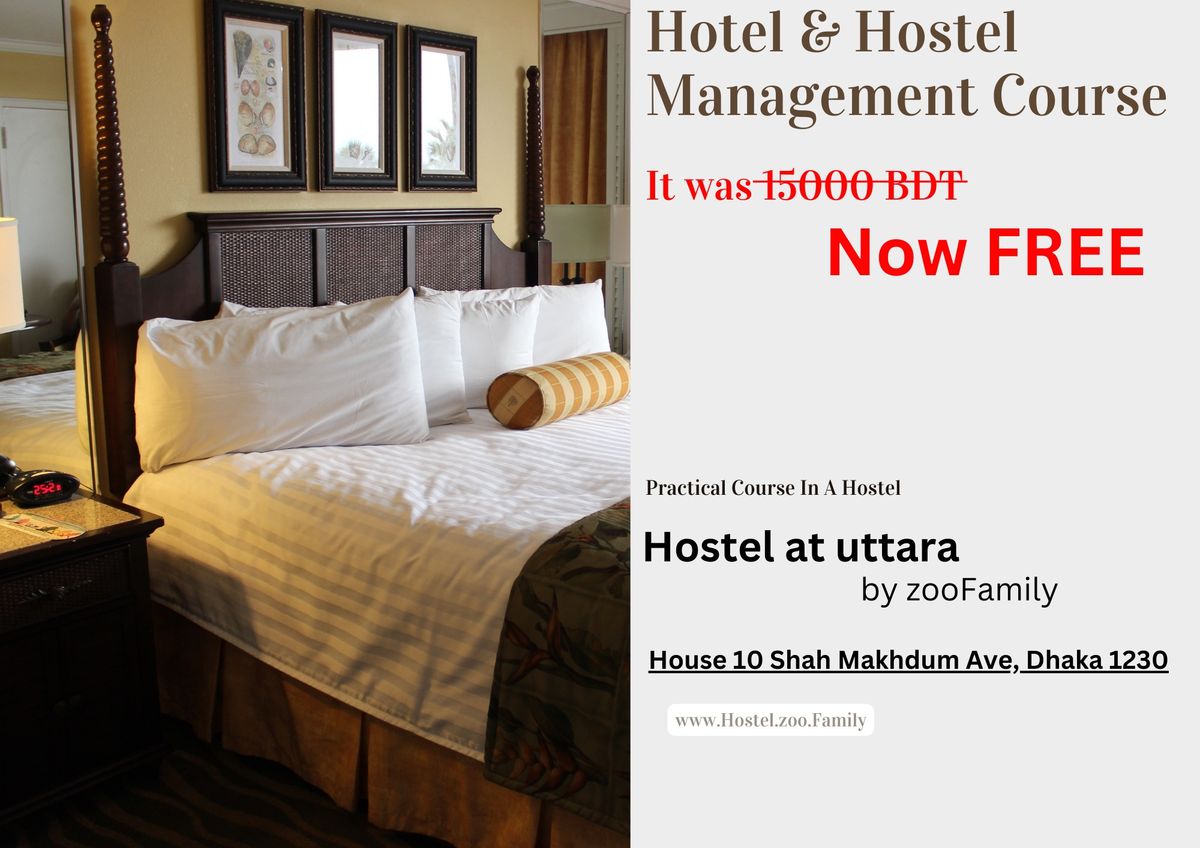 Hotel & Hostel Management Course
