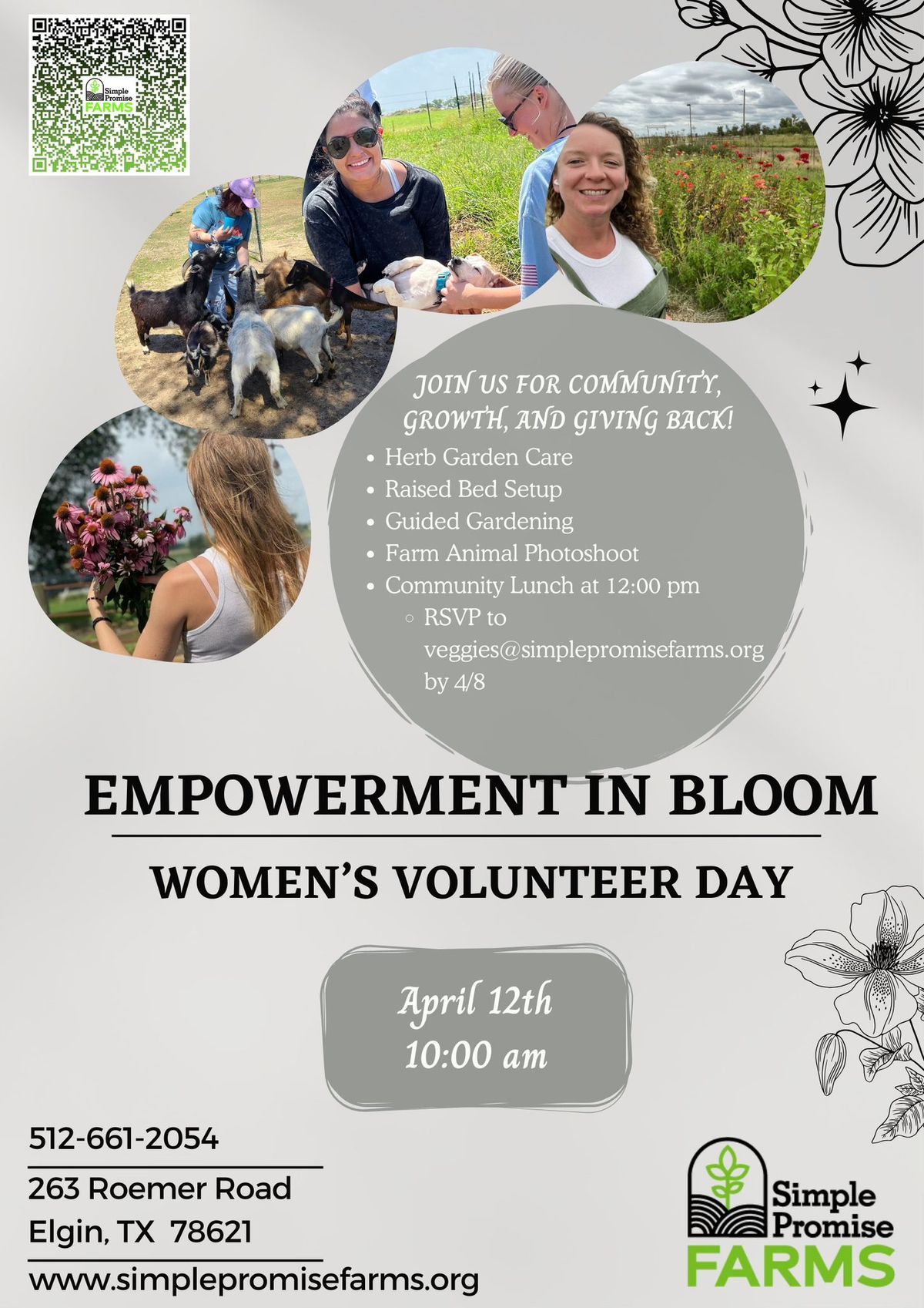 Empowerment In Bloom - 2nd Annual Women's Volunteer Day