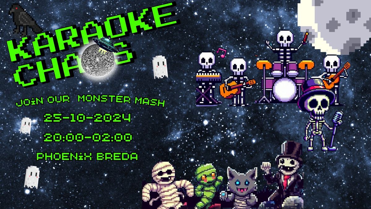 \u26a1KARAOKE CHAOS!\u26a1\ud83c\udfa4 Iedere laatste vrijdag van de maand! | Halloween Edition \ud83c\udf83