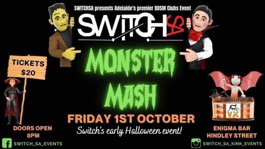 Switch; Monster Mash: Fri 1st Oct