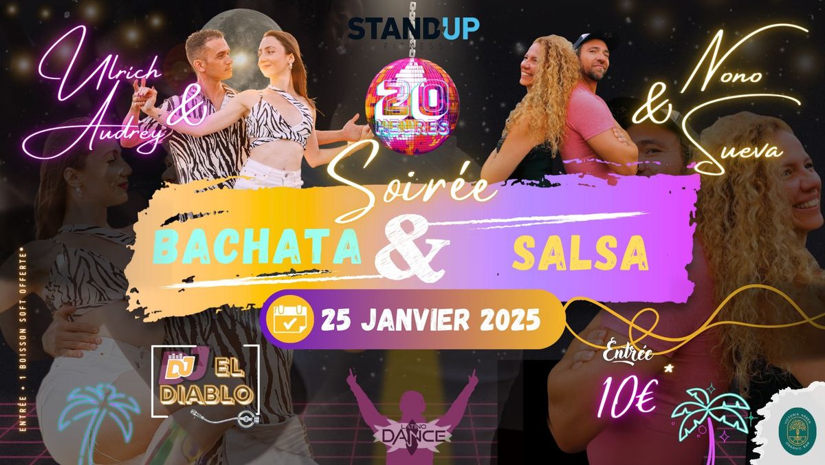 \ud83c\udf89 Soir\u00e9e Salsa & Bachata au Victoria Green ! \ud83c\udf89 Samedi 25 janvier