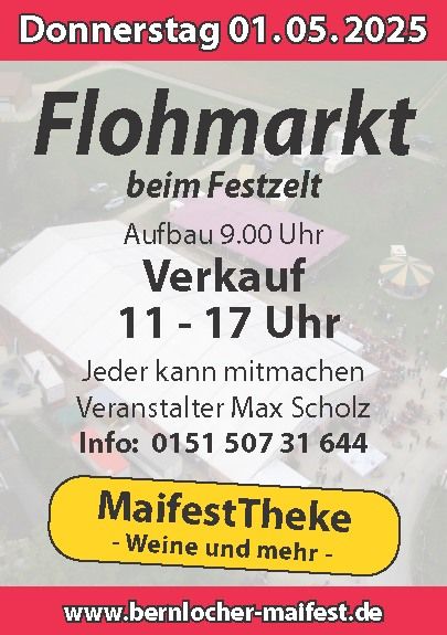 Flohmarkt beim Maifest