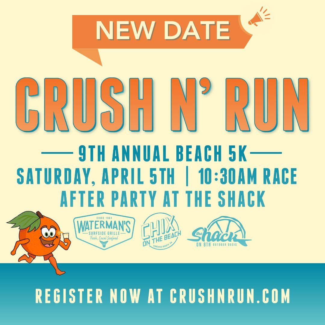 9th Annual Crush N' Run 5K \ud83c\udfc3\u200d\u2640\ufe0f\ud83c\udfc5