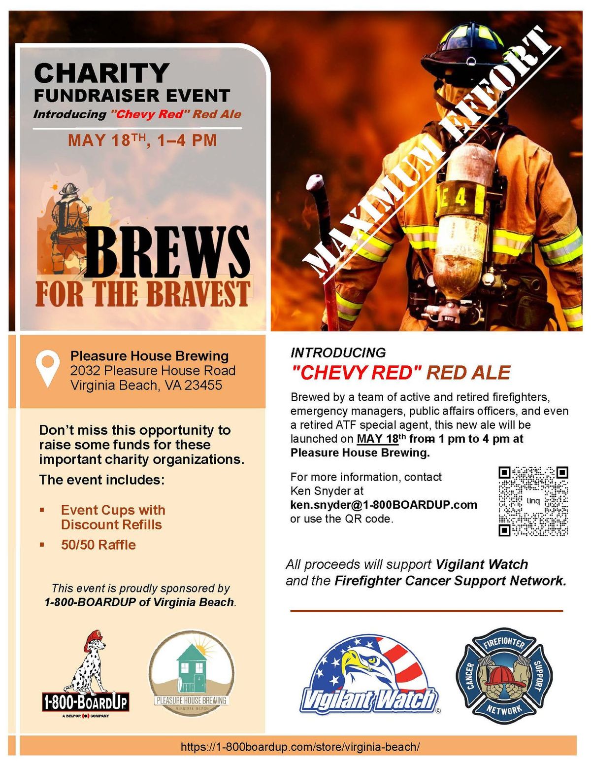 Brews For The Bravest Charity Beer Release