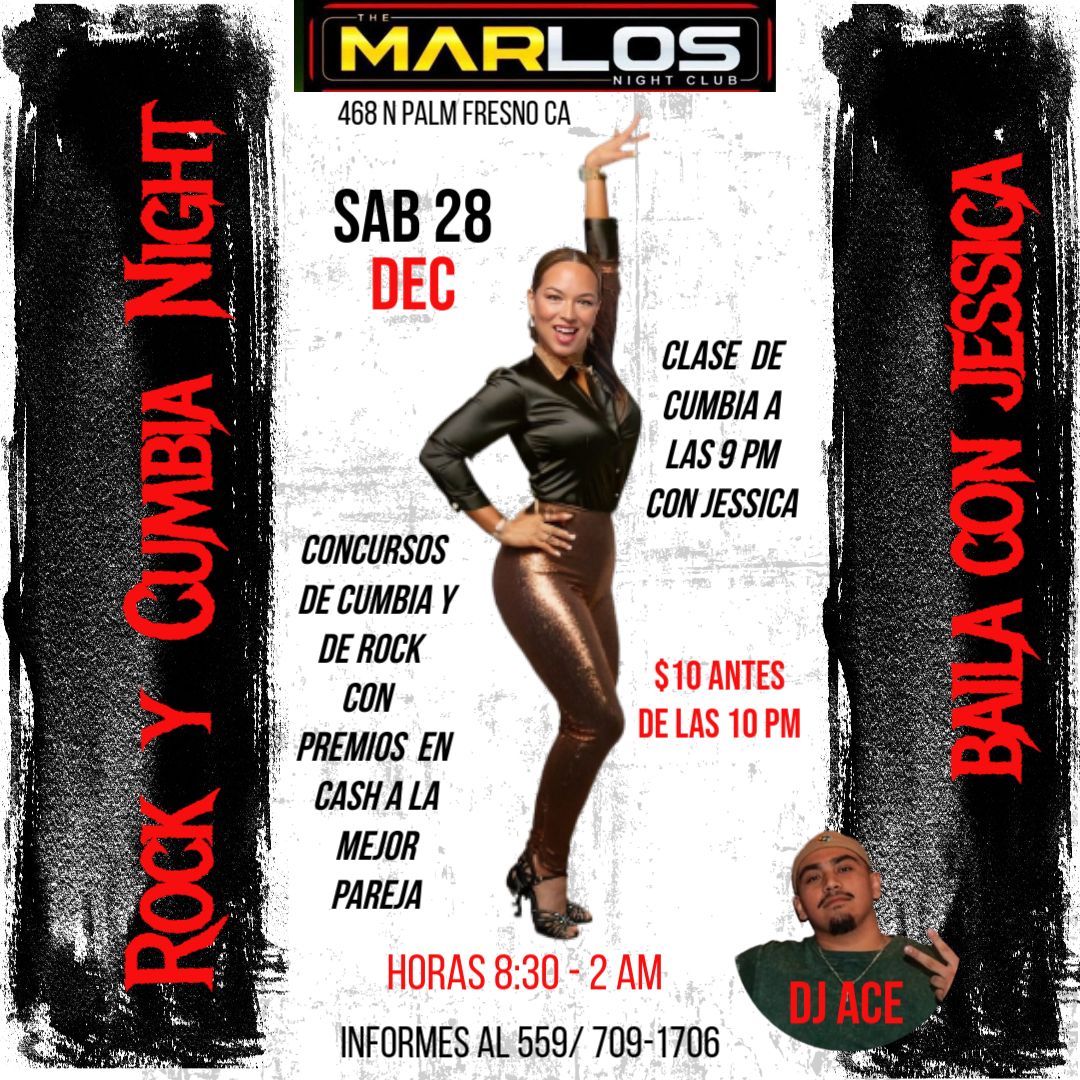 Rock y Cumbia Night - Clase de cumbia - Concurso de baile 