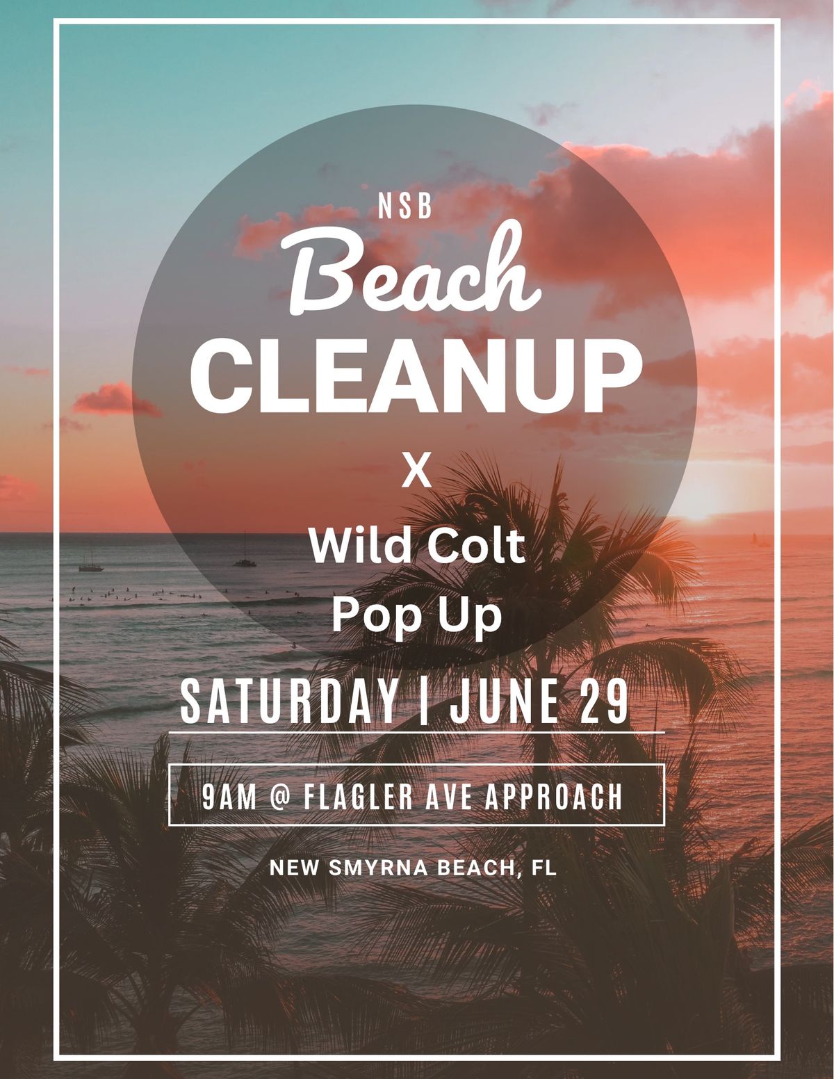 Beach Cleanup and Wild Colt Pop-up Shop