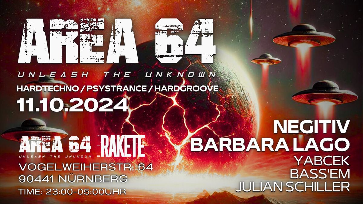 AREA 64 \/\/ UNLEASH THE UNKNOWN