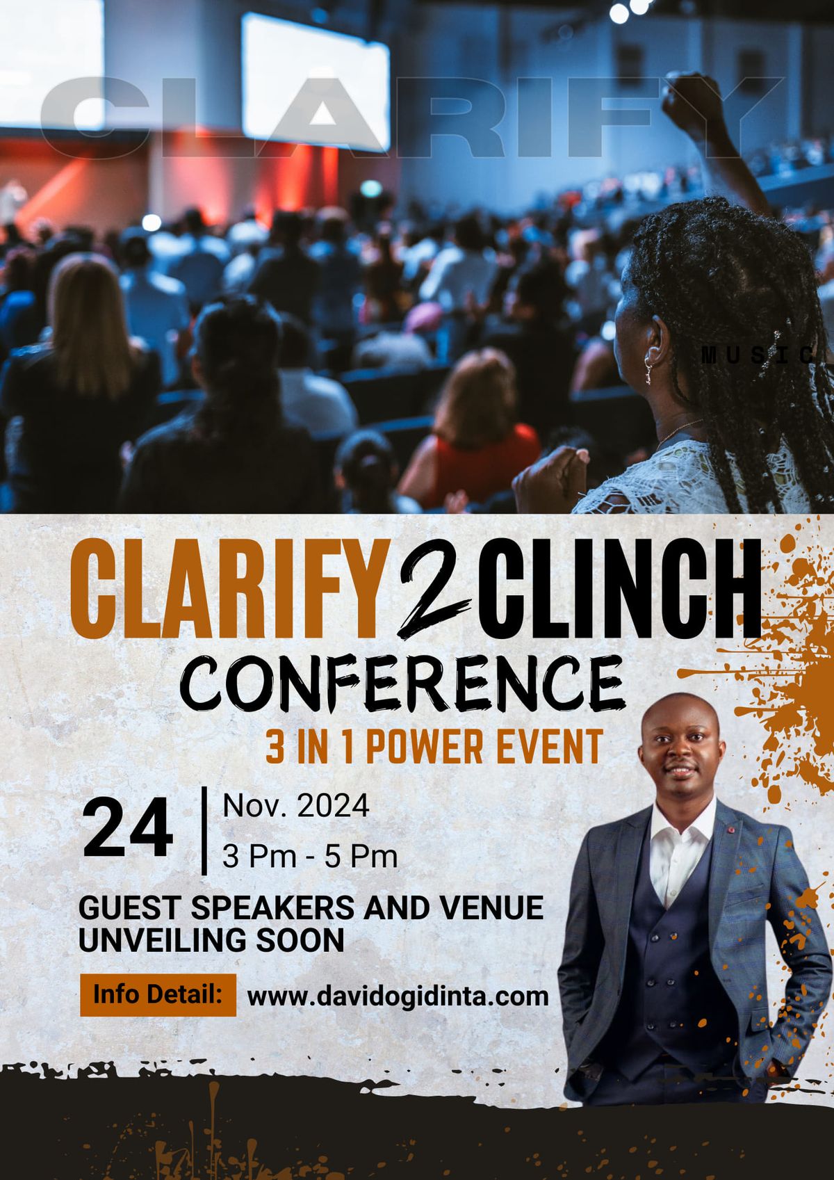 CLARIFY TO CLINCH CONFERENCE 