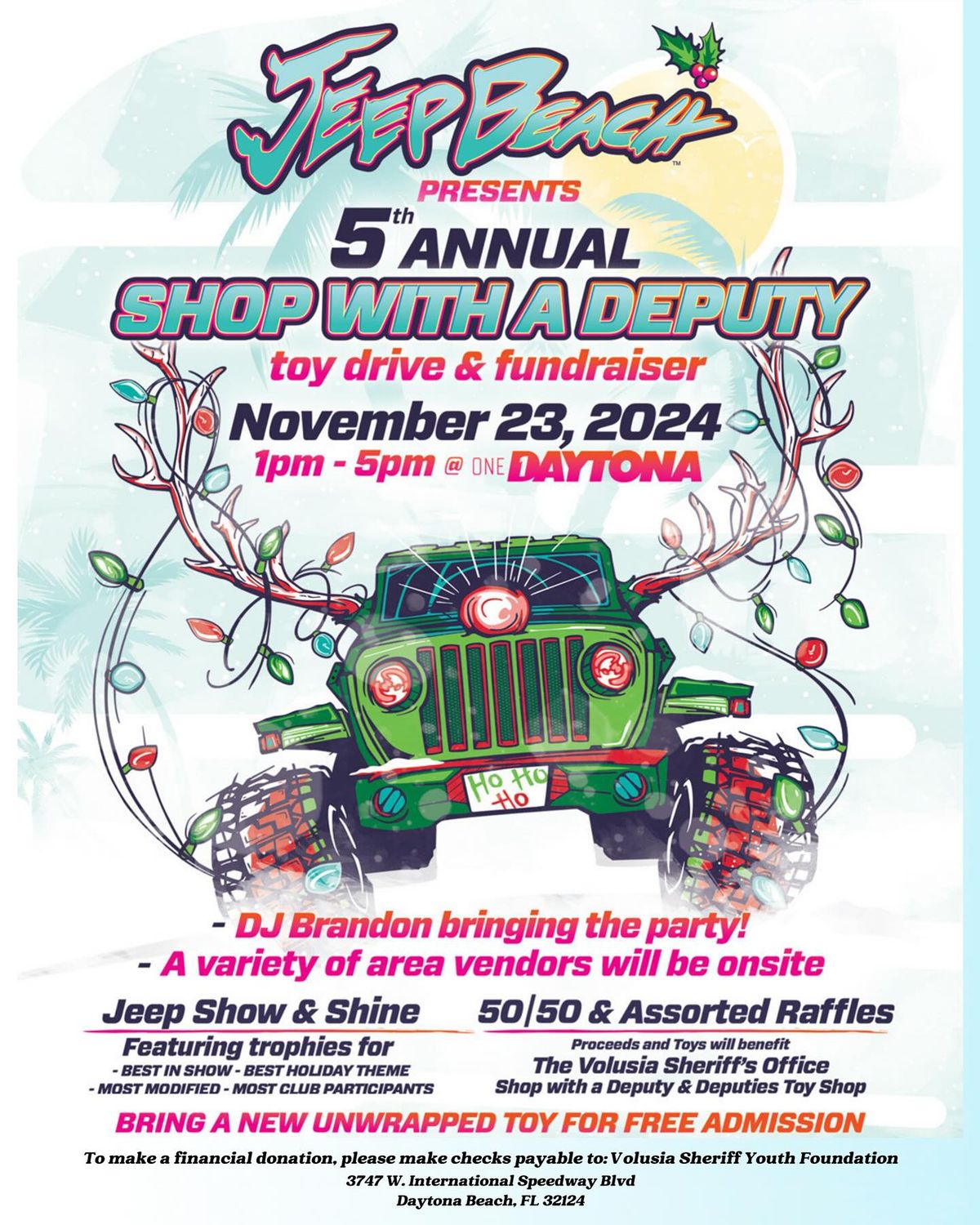 5th Annual Shop with a Deputy Toy Drive and Fundraiser