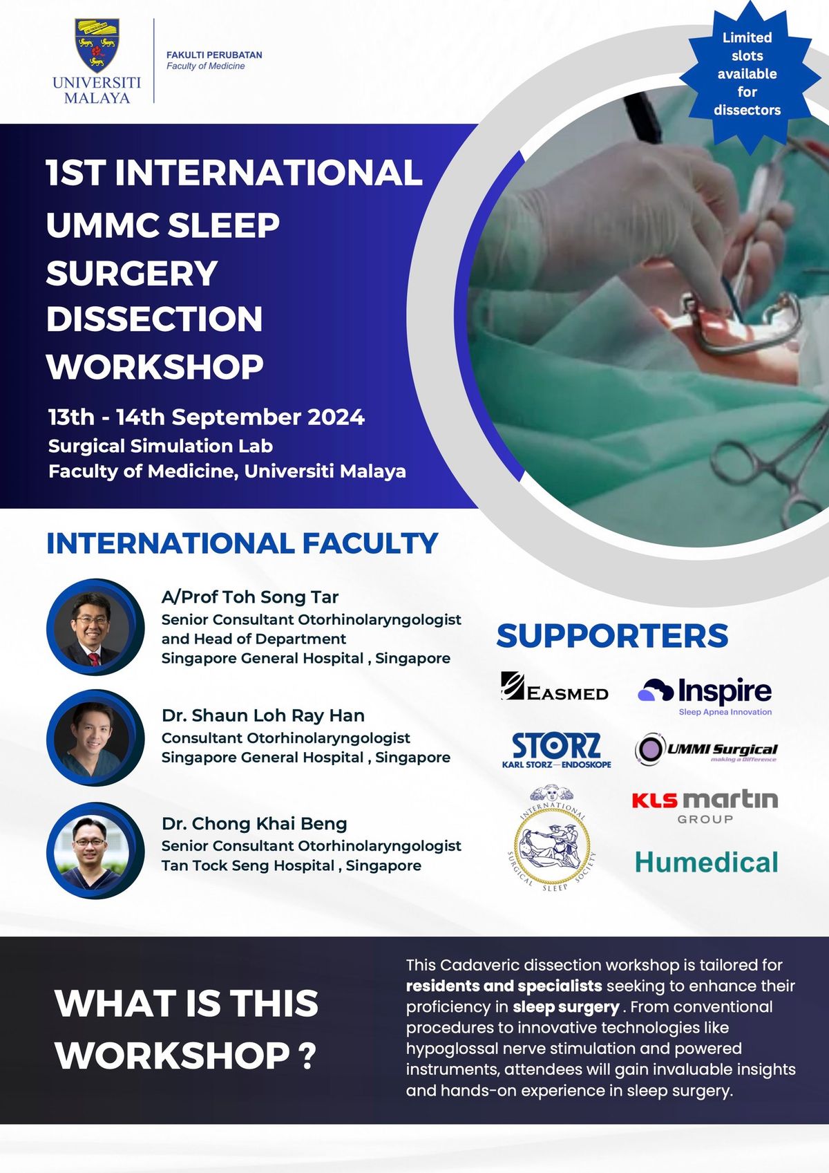 1st International UMMC Sleep Dissection Workshop
