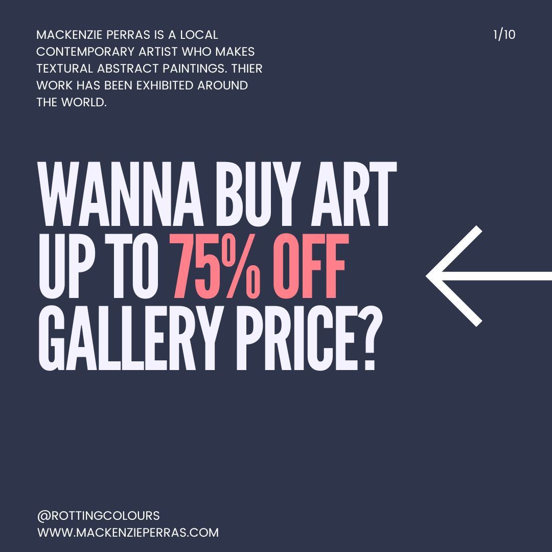 STUDIO SALE - UP TO 75% OFF ORIGINAL ART