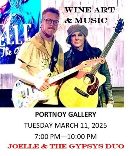 Wine Art & Music at Portnoy Gallery