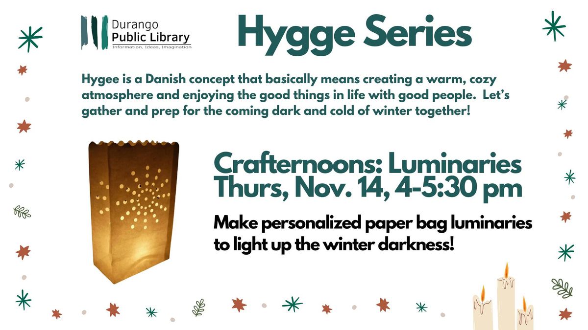 Crafternoons: Luminaries