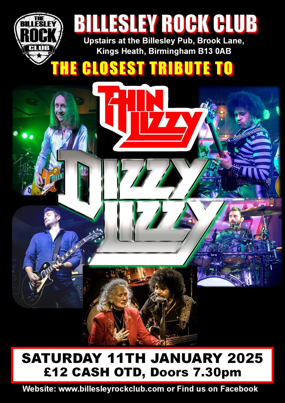 Dizzy Lizzy - the closest tribute to Thin Lizzy - \u00a312 OTD