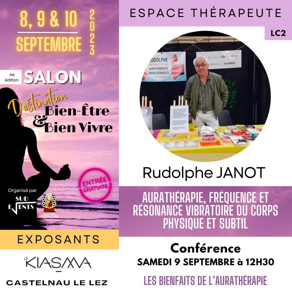 Conf\u00e9rence "Les bienfaits de l\u2019Aurath\u00e9rapie"