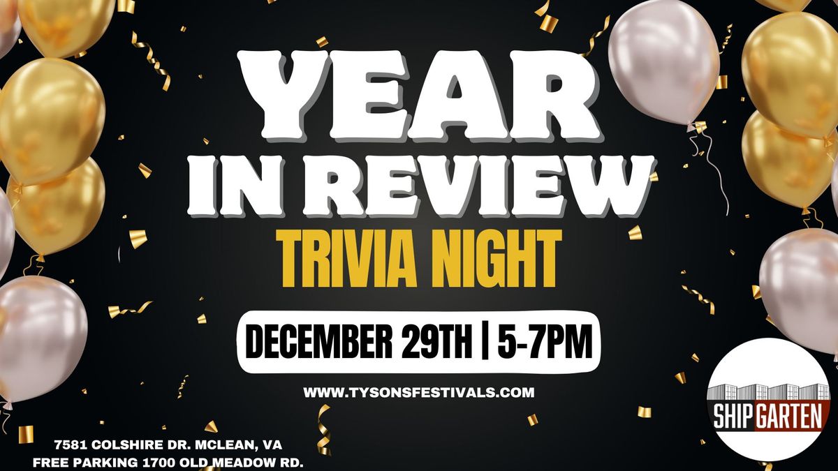 Year in Review Trivia 