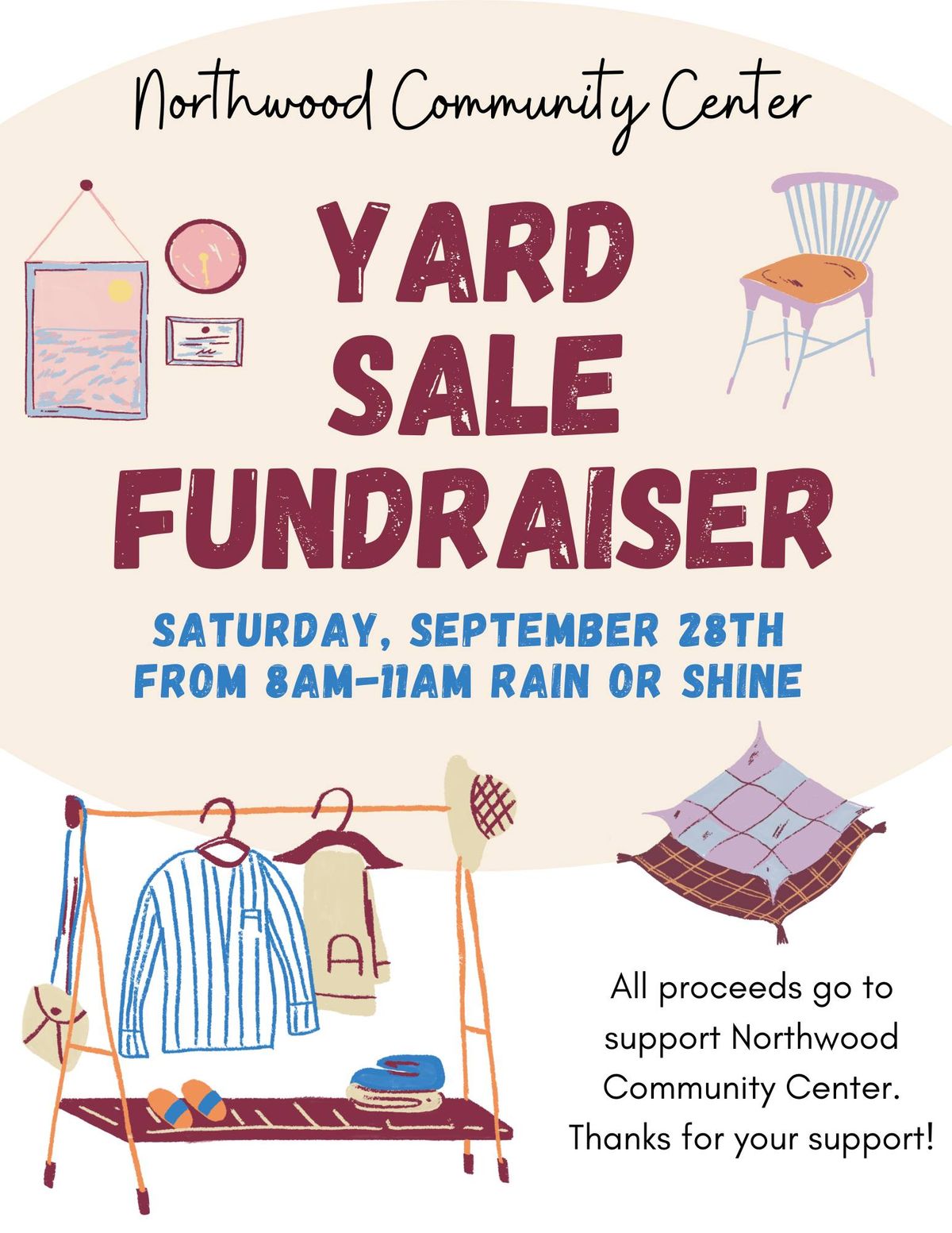  Yard Sale Fundraiser