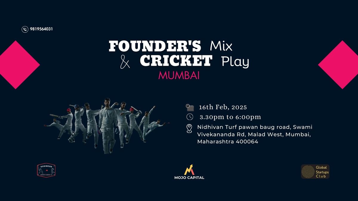 Founder&apos;s Mix &amp; Cricket Play 2025