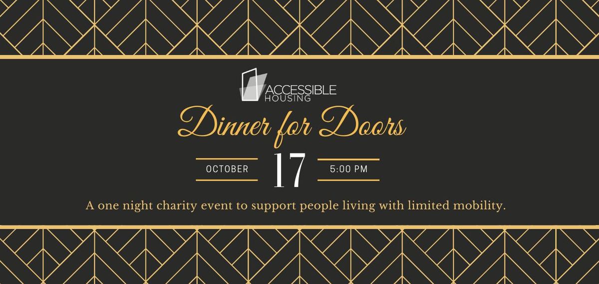 Dinner for Doors Charity Gala