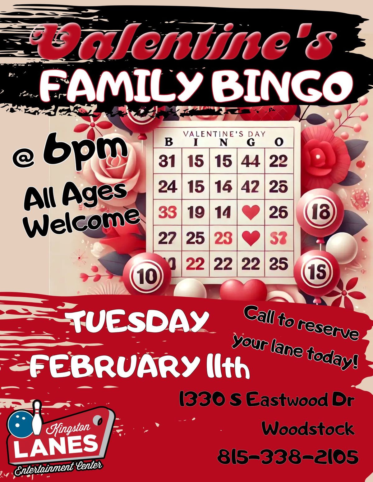 Valentine's Day Family Bingo